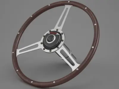 Steering wheel austin healey 3D model