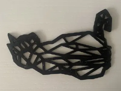 5 modelos diferentes  gato  aguila luna cubo colibri 3D model