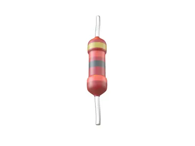 Resistors v1 003 Low-poly 3D model