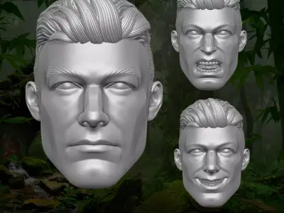 Duke GI Joe Fan Art kit3D printable File For Action Figures 3D print model