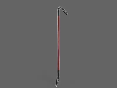 PBR Crowbar V3RedBlack Low-poly 3D model