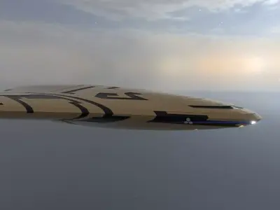 Explorer Spaceship 3D model