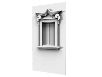 Classic 7 window 3D model