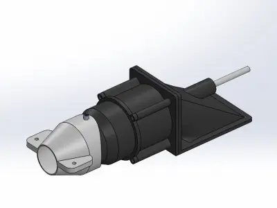 water Jet 70mm 3D print model