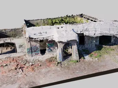 Abandoned-Soviet-Base-Building-3 3D model