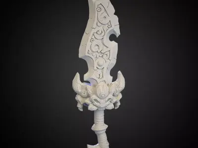 Stylized Sword 07 3D model