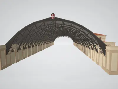 Arezzo railway station 3D model