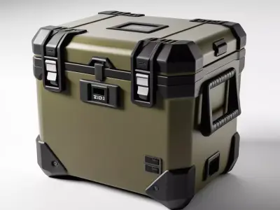 Rugged Tactical Storage Box 3D model