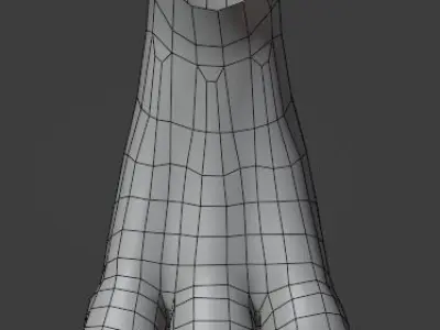 Dragon foot for your dragon or dinosaur Low-poly 3D model