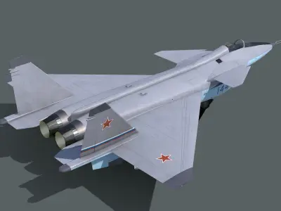 MiG 1 44 Project Low-poly 3D model