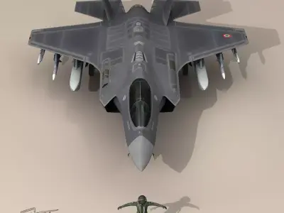 F35A - Italian Air Force 3D model