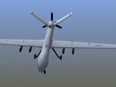 MQ-9 Reaper UAV 3D model