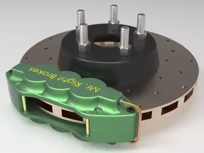Disc Brake 3D model purchase