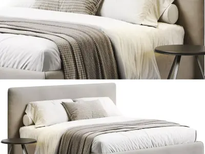 Gaya Bed 3D model