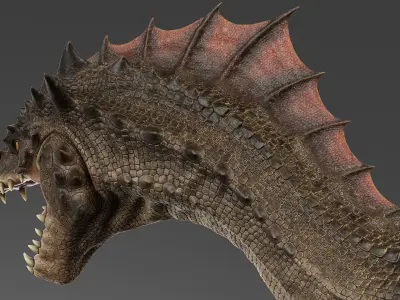 Dragon No Rig 3D model
