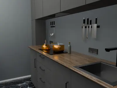 Kitchen Furniture Pack 3D model