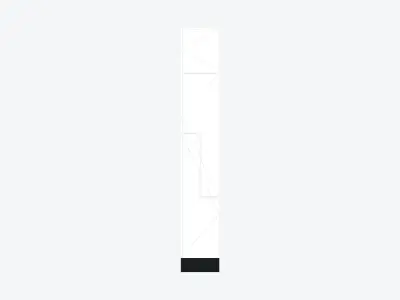 Locker - Laminate - Integral - Step - Bag Bottom Low-poly 3D model