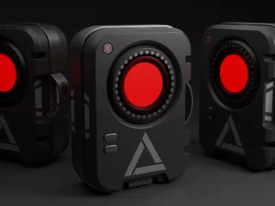 Sci-fi hardsurface Free low-poly 3D model