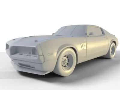 American WreckFest Car 3D model