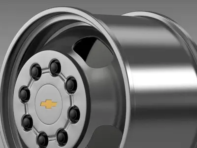 Chevrolet Silverado 3500HD 2008 rim 3D model