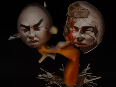 FANTASTIC EGGS Free 3D model