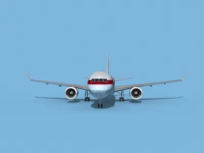 Boeing 767-400 Martinair 3D model