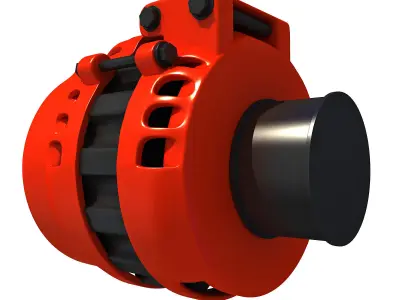 3D Alternator 22 3D model