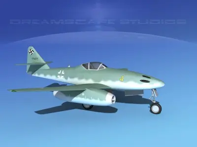 Messerschmitt ME-262A1 Swallow V03 3D model
