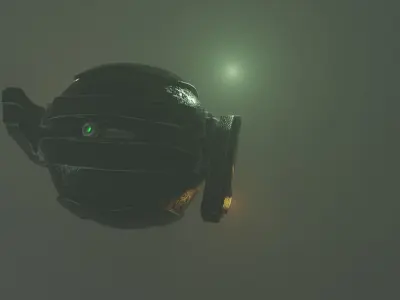 Flying Drone Free 3D model