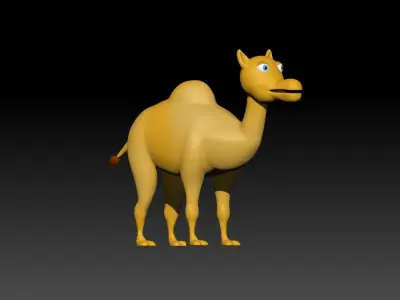 Camel 3d model stylized 3D model