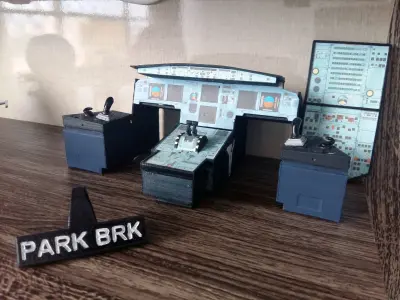 Airbus Simulator Mockup 1-12 scale 3D print model