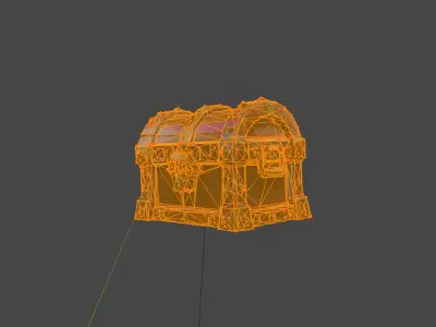 Shine Goddes Chest Free low-poly 3D model