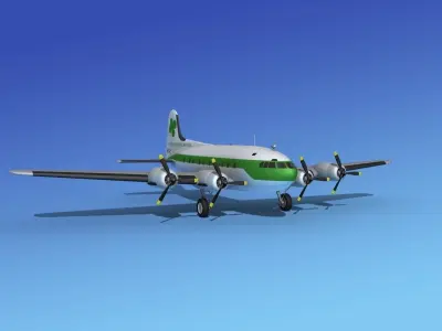 Boeing 307 Stratoliner Murphys Oil Expedition 3D model