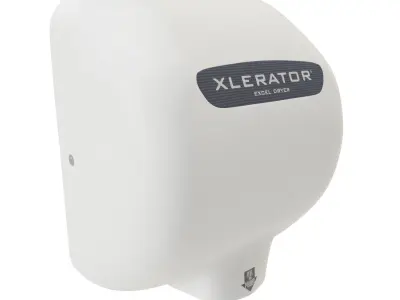 Xlerator Hand Dryer- White 3D model