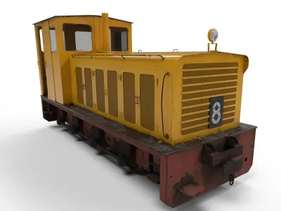 Lori Sugar Mill  Low-poly 3D model