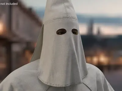 Ku Klux Klan Cap 3D model