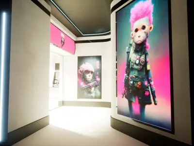 Cyberpunk Gun Shop 3D model