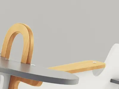 Childrens toy aircraft 3D model