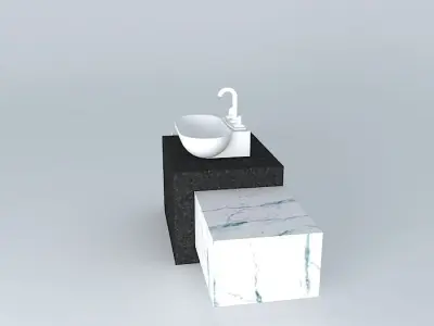 Bahroom sink Free 3D model