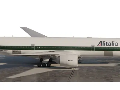 BOEING 777-243ER 3D model