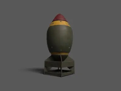 Low-Poly Bombs Low-poly 3D model