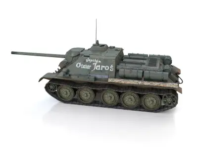 SU-85 - Kapitan Otakar Jaros 3D model