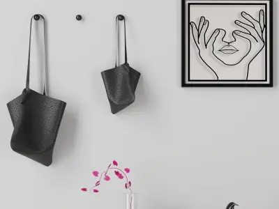 Desk 01 Low-poly 3D model