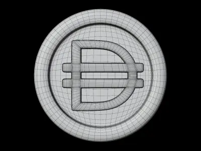 20 Cryptocurrency coin pack with cartoon style Part 2 3D model