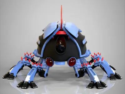 Robotic beetle 3D model
