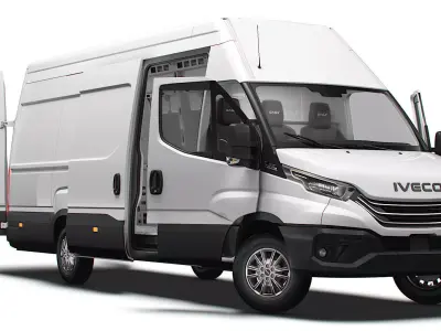 Iveco Daily Van L4H3 HQ Interior 2025 3D model