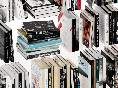 Books collect Free 3D model