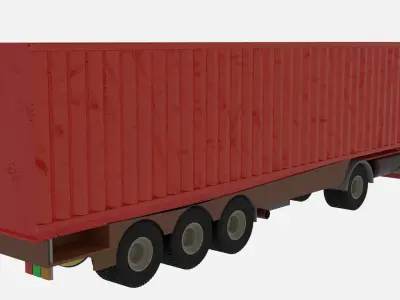 INDIAN TRUCK Free low-poly 3D model