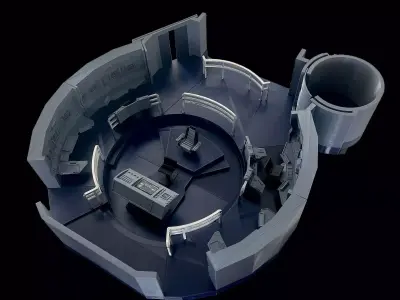 Custom USS Enterprise NX-01 Bridge 3D print model