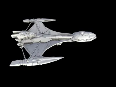 Star Trek - Klingon Raptor - 3D Printable Model 3D print model purchase